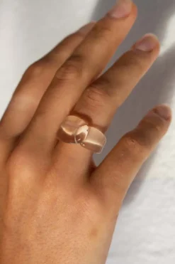 Annika Inez Glassy Foldover Ring