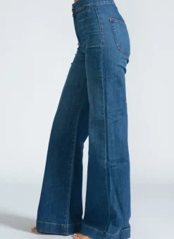 ASKK NY Brighton Wide Leg Denim | Mercury