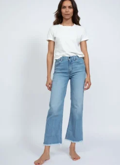 ASKK NY Crop Wide Straight Leg Keel Over