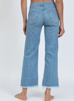 ASKK NY Crop Wide Straight Leg Keel Over