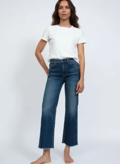ASKK NY Crop Wide Straight Leg Chevelle