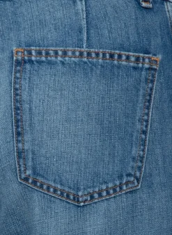 ASKK NY Light Weight Pleated Trouser Denim