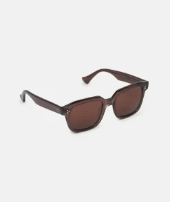 Carla Colour Monaro Square Sunglasses Deep Taupe