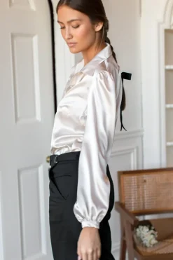 Emerson Fry Frankie Blouse in Porcelain