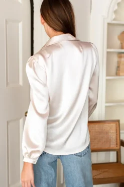 Emerson Fry Frankie Blouse in Porcelain