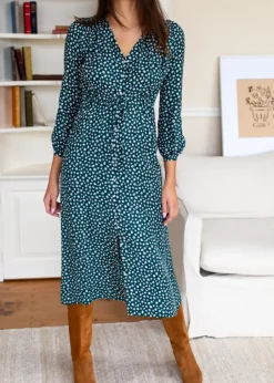 Emerson Fry May Dress - Marguerite Daisy Forest