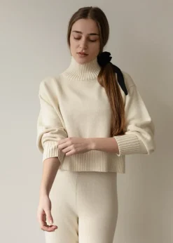 First Rite Cotton Crop Knit Ivory