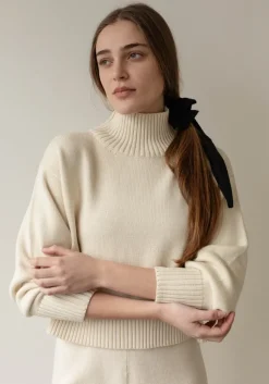 First Rite Cotton Crop Knit Ivory