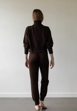 First Rite Cotton Crop Knit Walnut