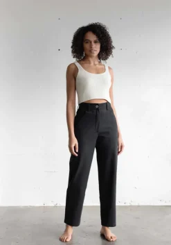 First Rite Narrow Trouser in Black