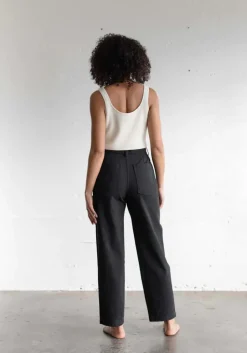 First Rite Narrow Trouser in Black