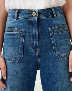 Johnny O High Rise Denim - Vintage Blue