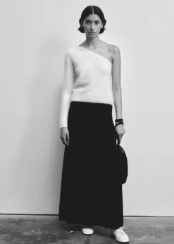 Lisa Yang Cream Dae Top in Brushed Cashmere