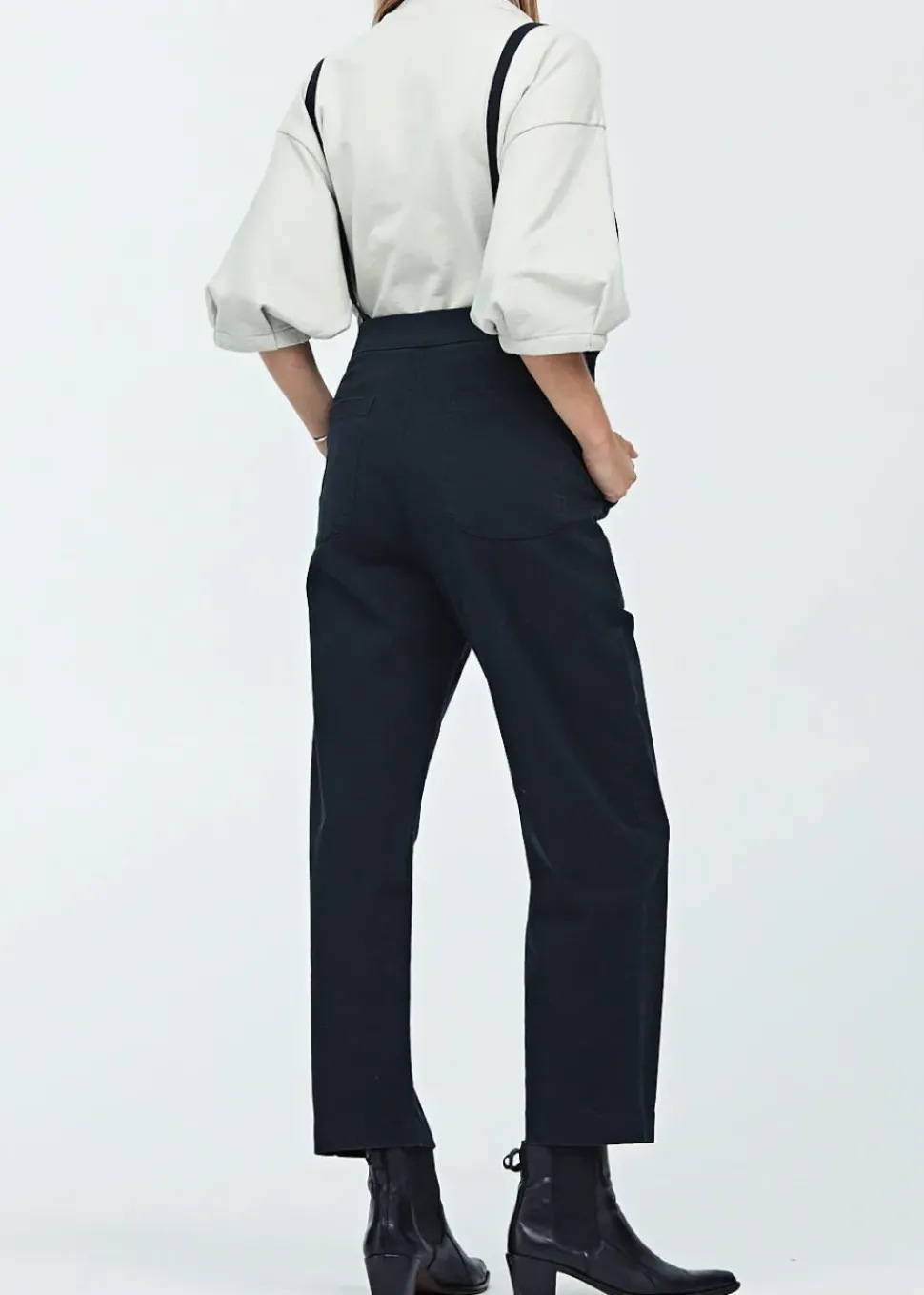 Loup Knot Overalls l Black