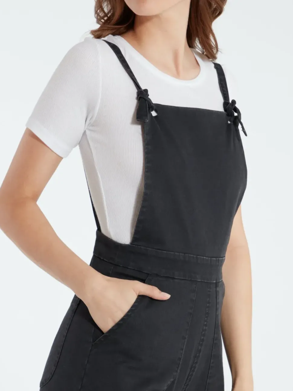 Loup Knot Overalls l Black