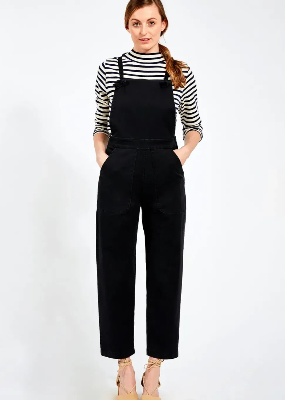 Loup Knot Overalls l Black