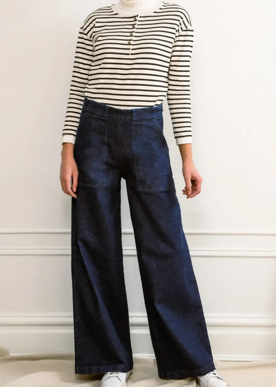 Loup Long Sabrina Denim | dark indigo