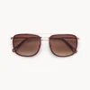 Machete Amelia Sunglasses in Oxblood