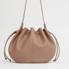 Mansur Garviel Flores Bag in Biscotti