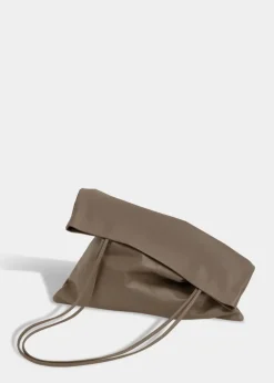 Modern Weaving Slim Lamb Sak in Earth