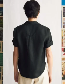 Naomi Nomi Studio Shirt in Black Linen