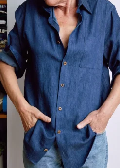 Naomi Nomi The New Oxford Indigo Hemp Denim