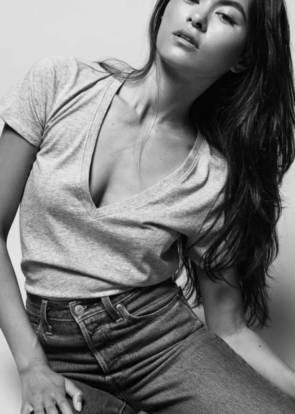 Nation Ltd Blair Tee in Heather Grey