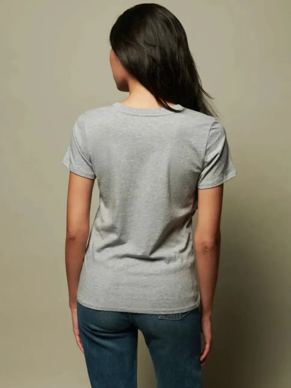 Nation Ltd Blair Tee in Heather Grey