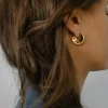 Otiumberg Arc Gold Hoops