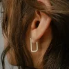 Otiumberg Chunky Rectangle Hoops