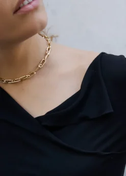 Otiumberg Signature Gold Arena Chain Necklace