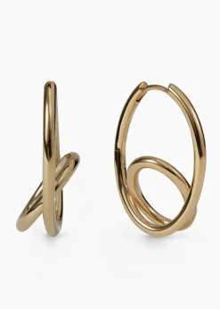 Otiumberg Spiralis Earrings in Gold Vermeil