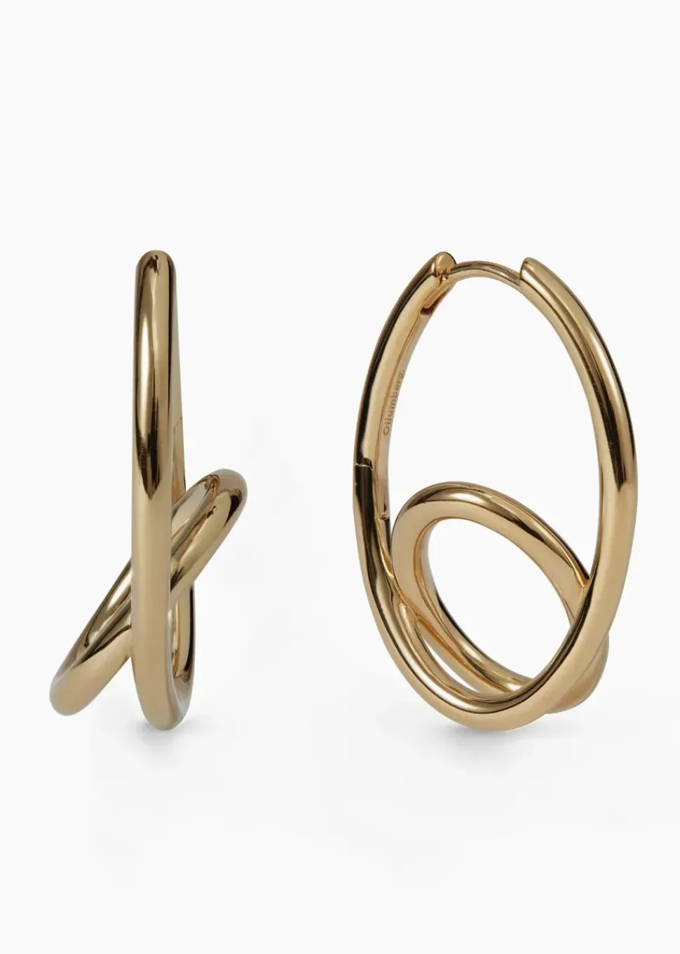 Otiumberg Spiralis Earrings in Gold Vermeil