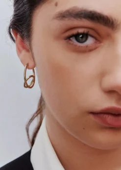 Otiumberg Spiralis Earrings in Gold Vermeil