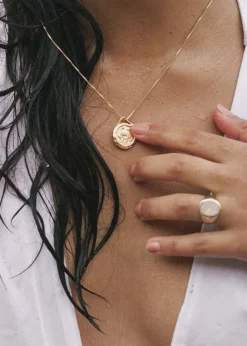 Roma Gold Coin Necklace