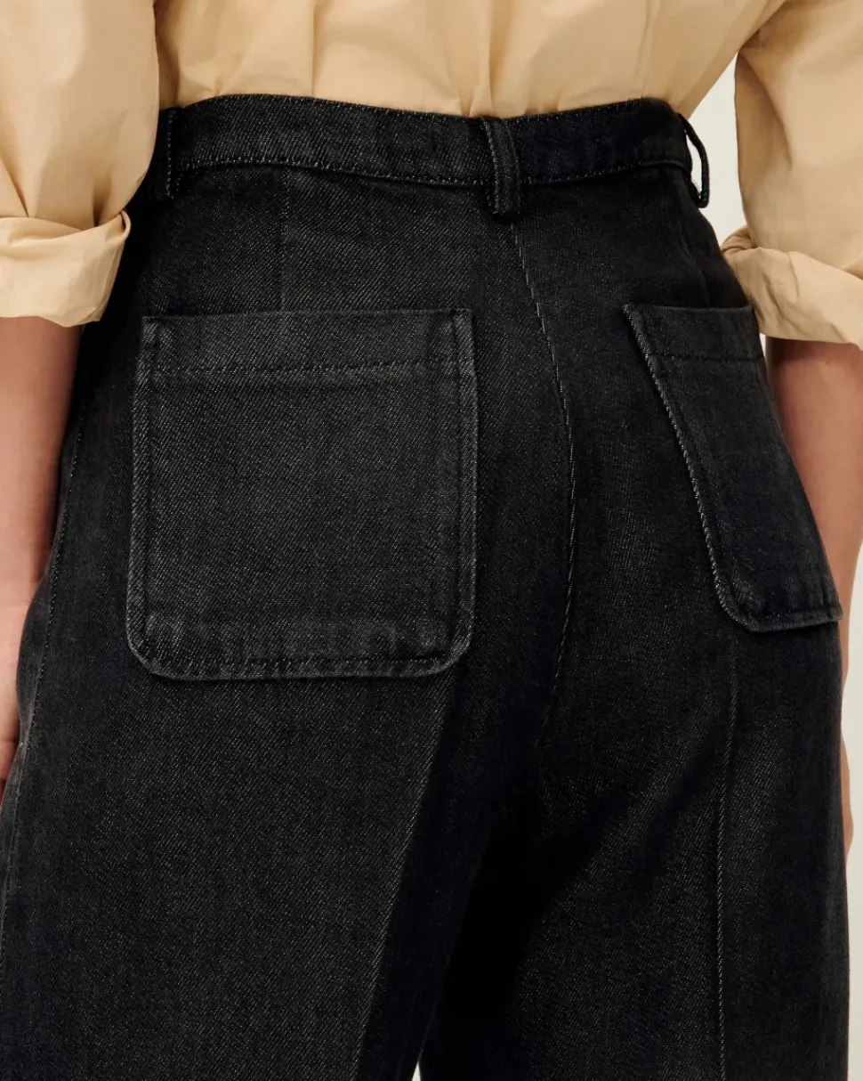 Sessun Aldivio Pants in Carbonella