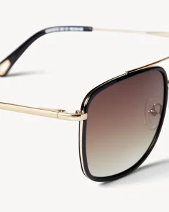 Shop Machete Amelia Sunglasses in Black