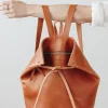 The Folded Leather Backpack Saddle