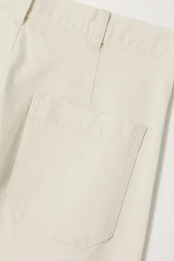 The Great Seafair Wide Leg Jeans Denim in Stone + Black