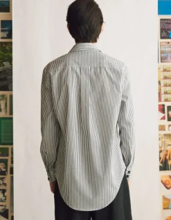 The New Oxford in Black Stripe Cotton