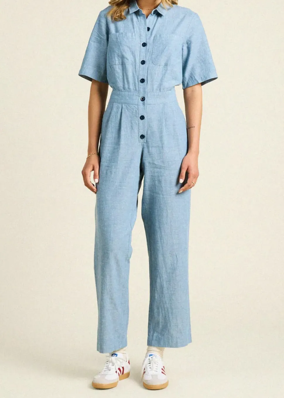 Trovata Audra Jumpsuit in Vintage Indigo