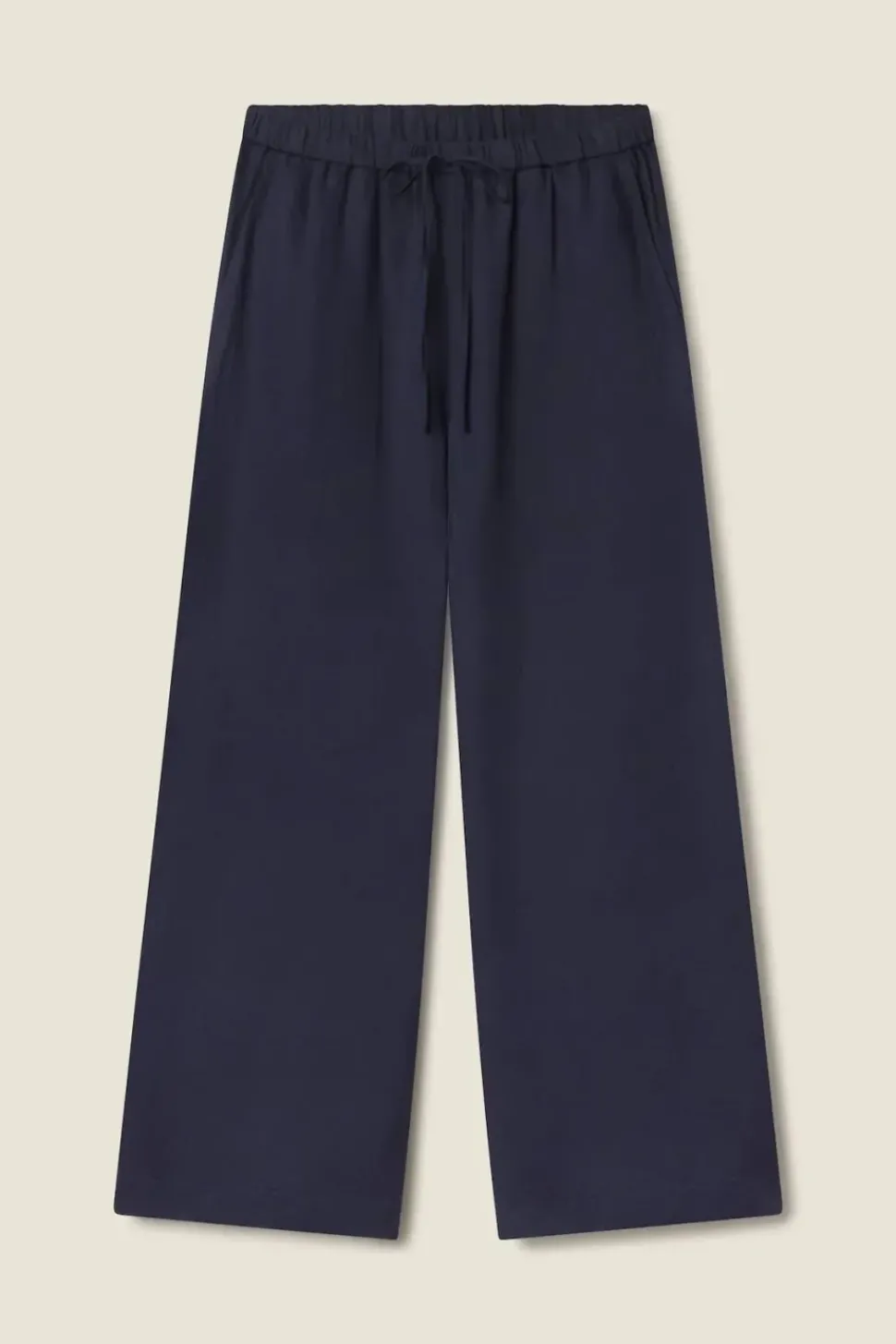 Trovata Vera Pants in Navy Linen