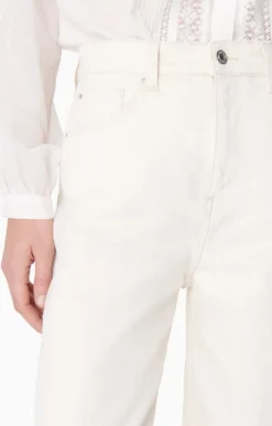 Vanessa Bruno Caleb Denim Jeans in Ecru