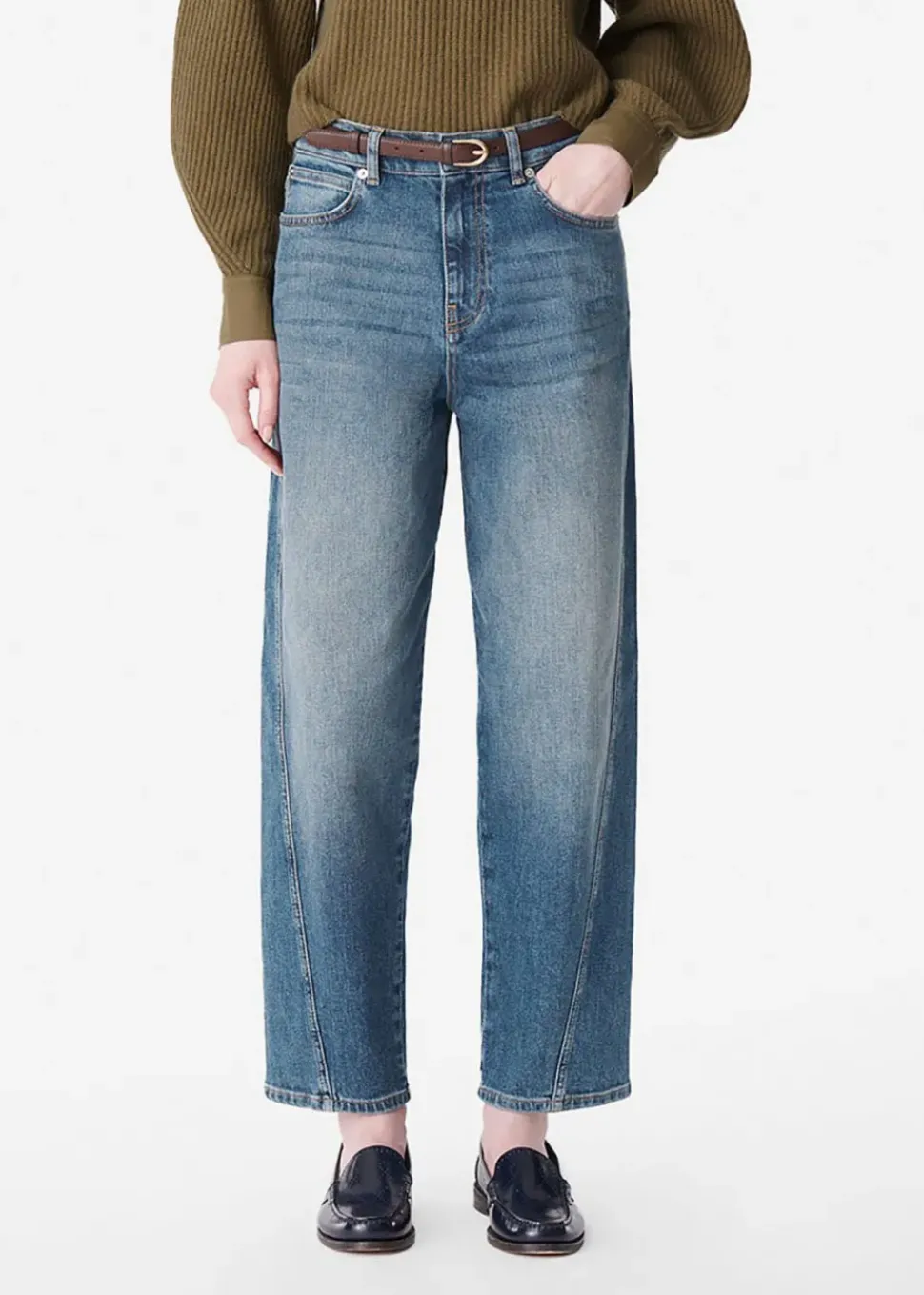 Vanessa Bruno Caleb Denim Jeans in Bleu Gris