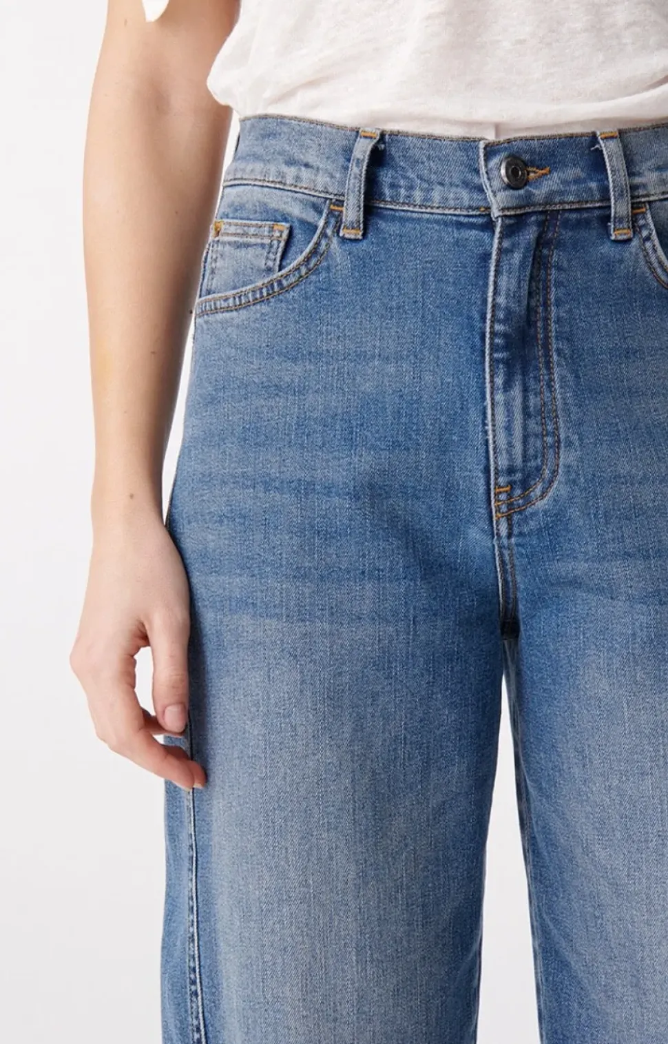 Vanessa Bruno Caleb Denim Jeans in Bleu Gris