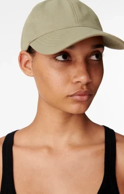 Vanessa Bruno Casquette Ball Cap in Khaki Tan
