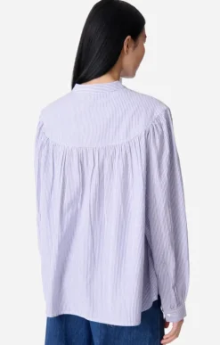 Vanessa Bruno Chouchou Blouse Blue Stripe